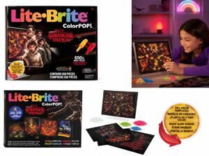 Lite-Brite ColorPOP! Stranger Things Edition – 658 Piece Light-Up Art Set